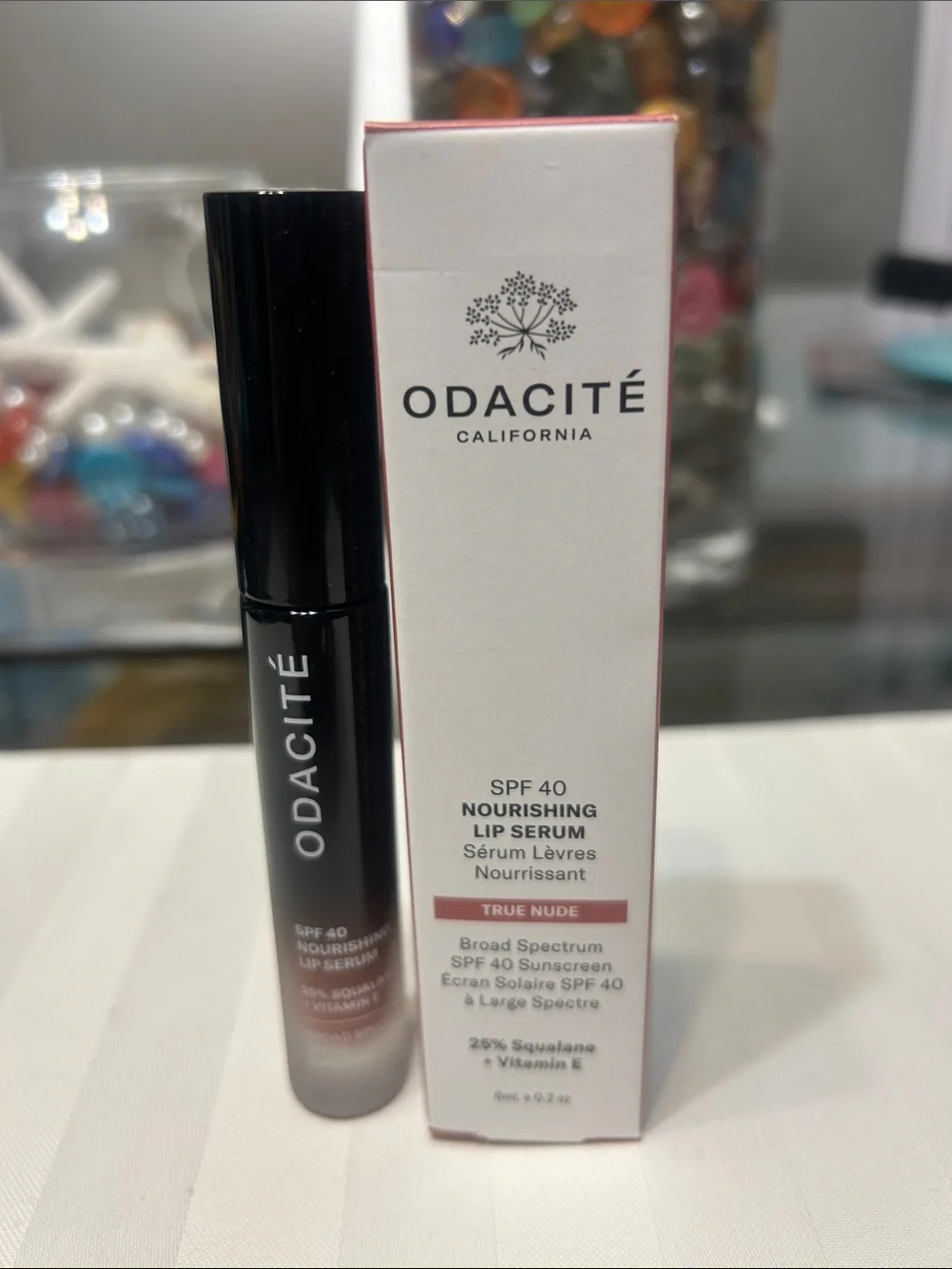 ODACITE True Nude SPF 40 Nourishing Lip Serum - Women Makeup NIB retail $36